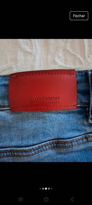 Calças de ganga stradivarius 36 de mulher