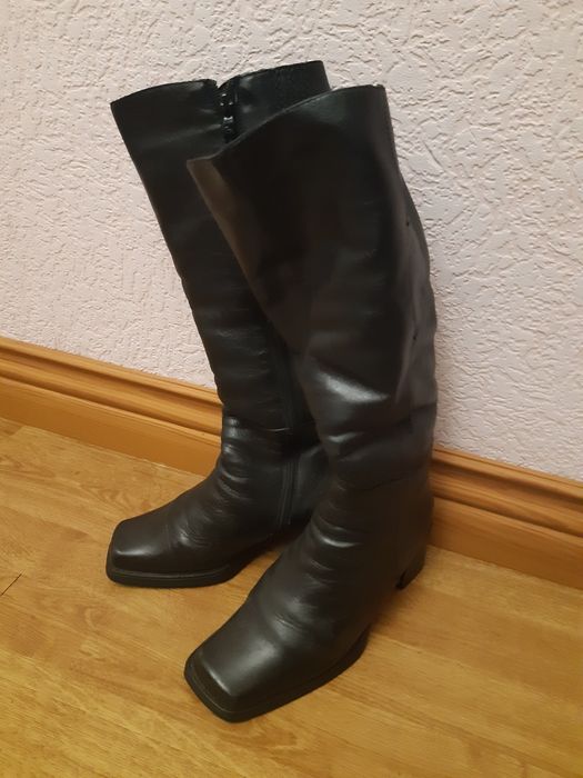 Женские зимние сапоги 36р натуральная кожа и мех