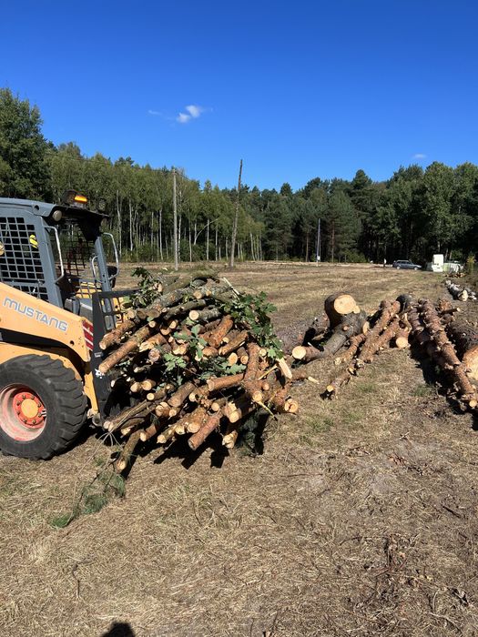 Czyszczenie działek wycinka drzew rębak Najtaniej kompleksowo zwyżka