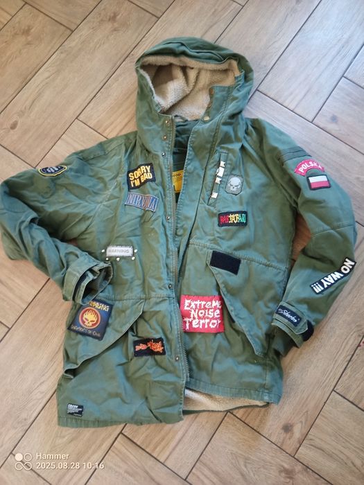Parka zimowa punk rozm xl xxl