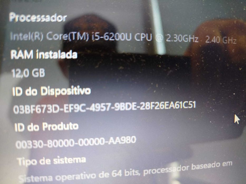 Portatil Lenovo i5-6200U @ 2.40Ghz - 12Gb Ram