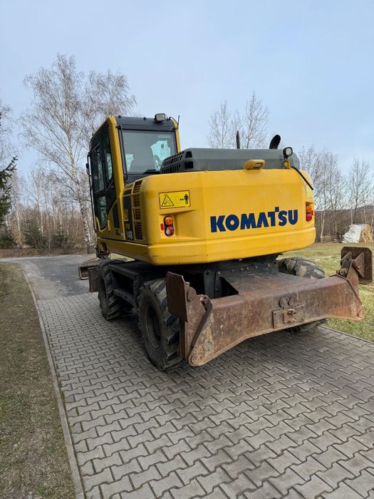 Komatsu pw 148, koparka kołowa 2010 rok 9800 mtg 2 łyżki