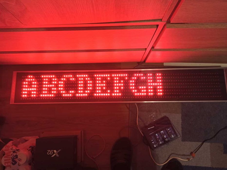 wyświetlacz led - reklama - linijka led