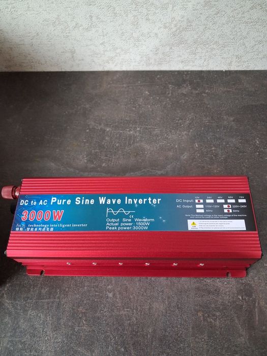 Продам инвертор 3000w  с 12 на 220в
