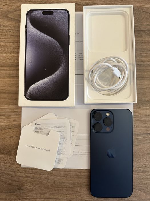 Iphone 15 pro max 256Gb fatura e garantia