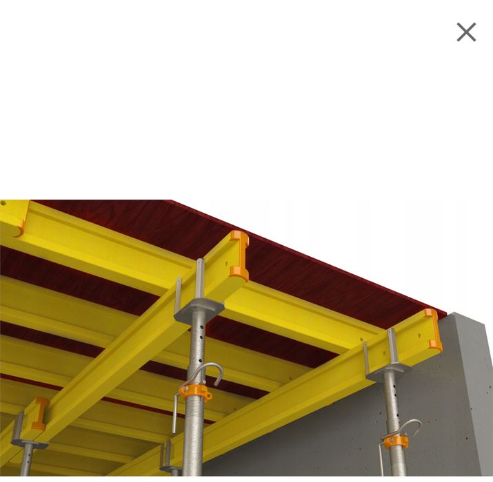 Szalunki stropowe kompletne systemy oraz stemple budowlane, Wyry