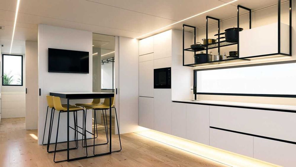 Casa Modular T1 Moderna e Equipada