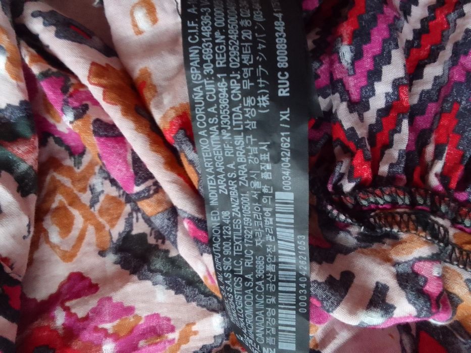 Sukienka koszulowa midi z paskiem ZARA XL nowa