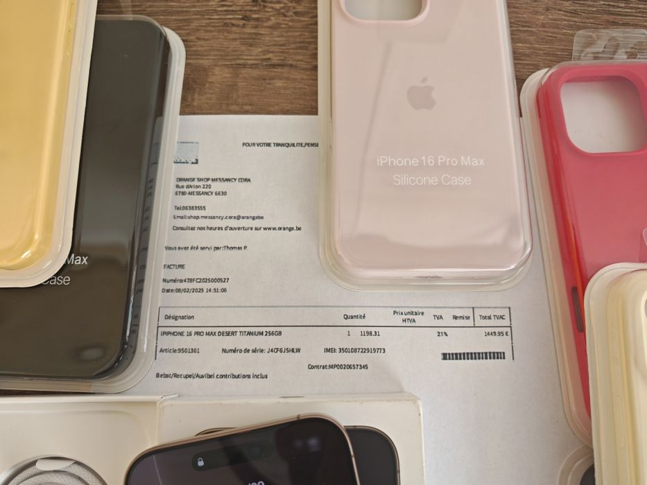 iPhone 16 Pro Max 256GB Sierra Titanium SemiNovo C/Garantia