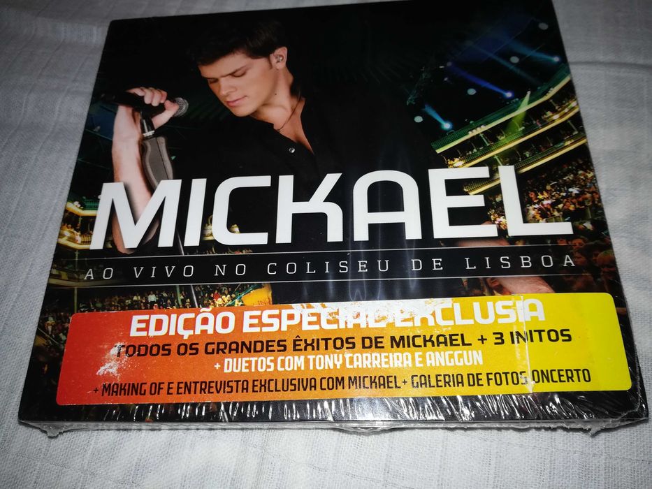 mickael carreira (ao vivo no coliseu de lisboa) ed especial 2CDs + DVD