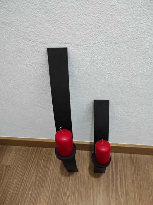 Suporte de velas para parede