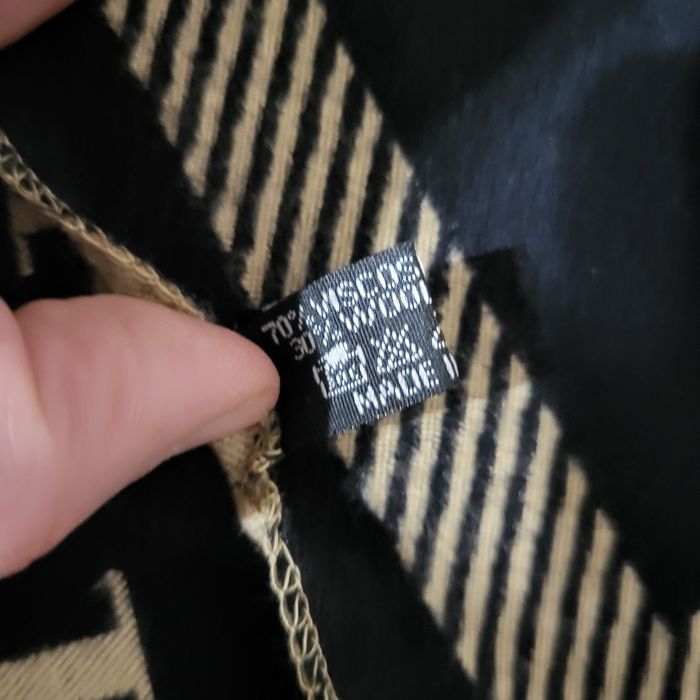 Szal chusta dwustronna Dior wełna