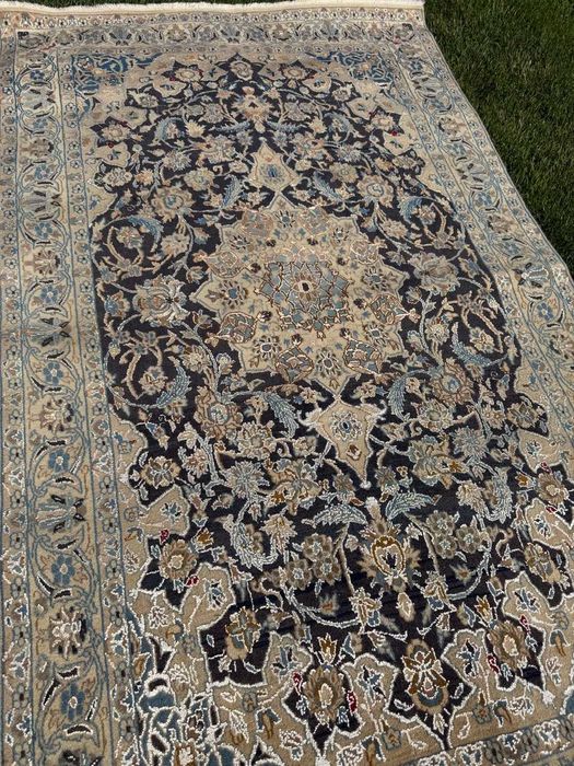 Dywan Perski Kaszmirowy + Jedwab Iran Nain 200x120 sklep 11 tyś NAJTANIEJ