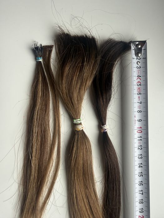 Wlosy naturalne słowiańskie brązowe