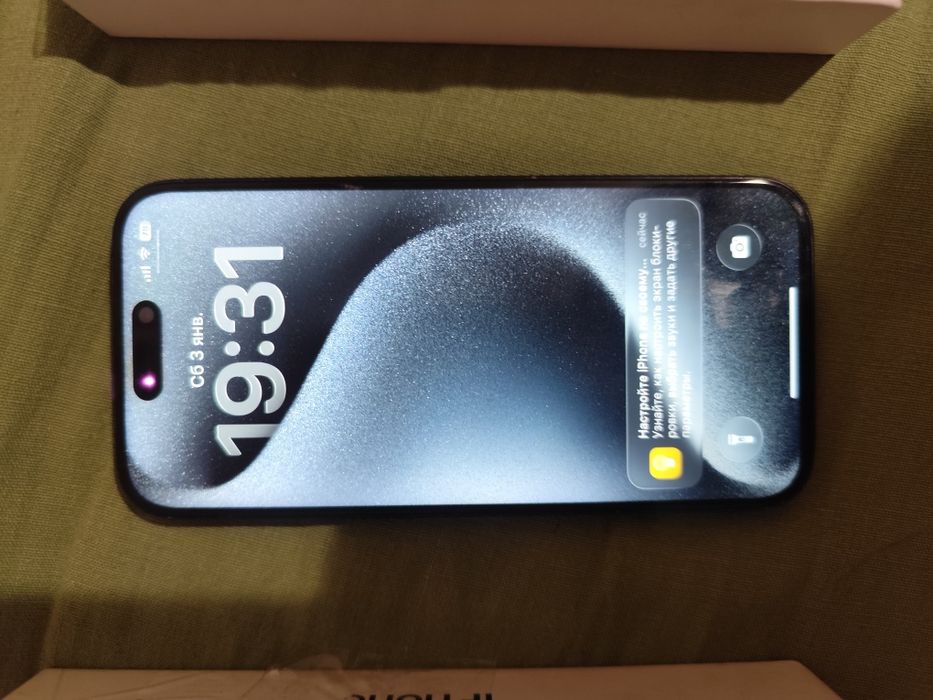 Продам iPhone 15 pro 128gb Blue Titanium