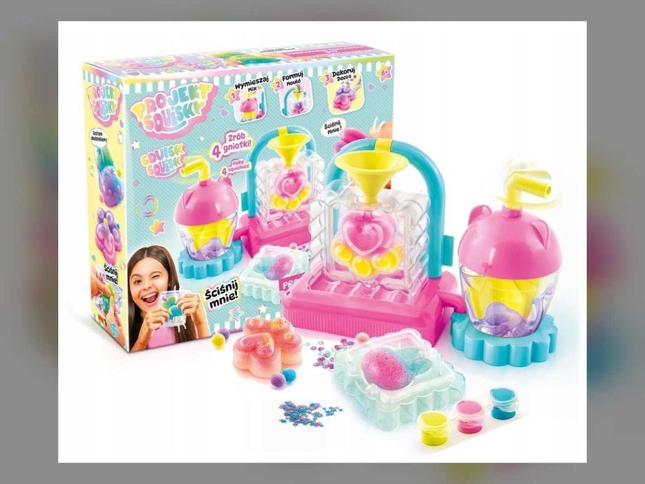 Fabryka Gniotków DIY Projekt Squishy zestaw kreatywny dla dzieci 6+