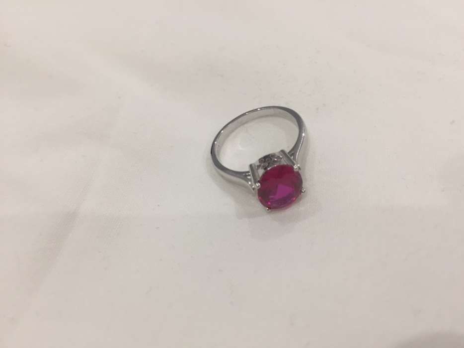 Aliança com Rubi 3ct