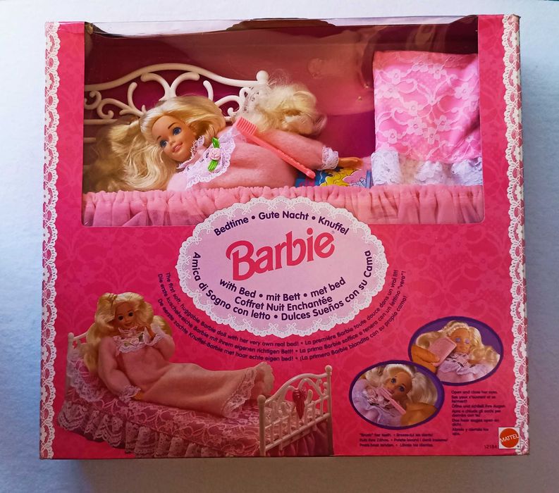 Barbie Bedtime com cama ano 1994 Mattel #12184