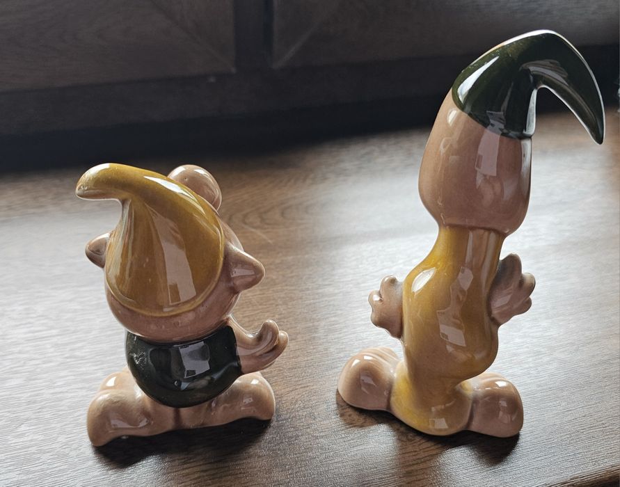 Figurki z ceramiki Żwirek i Muchomorek