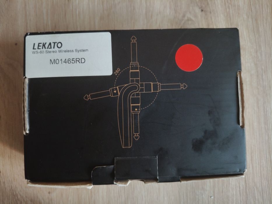 Lekato M01465RD System bezprzewodowy gitara
