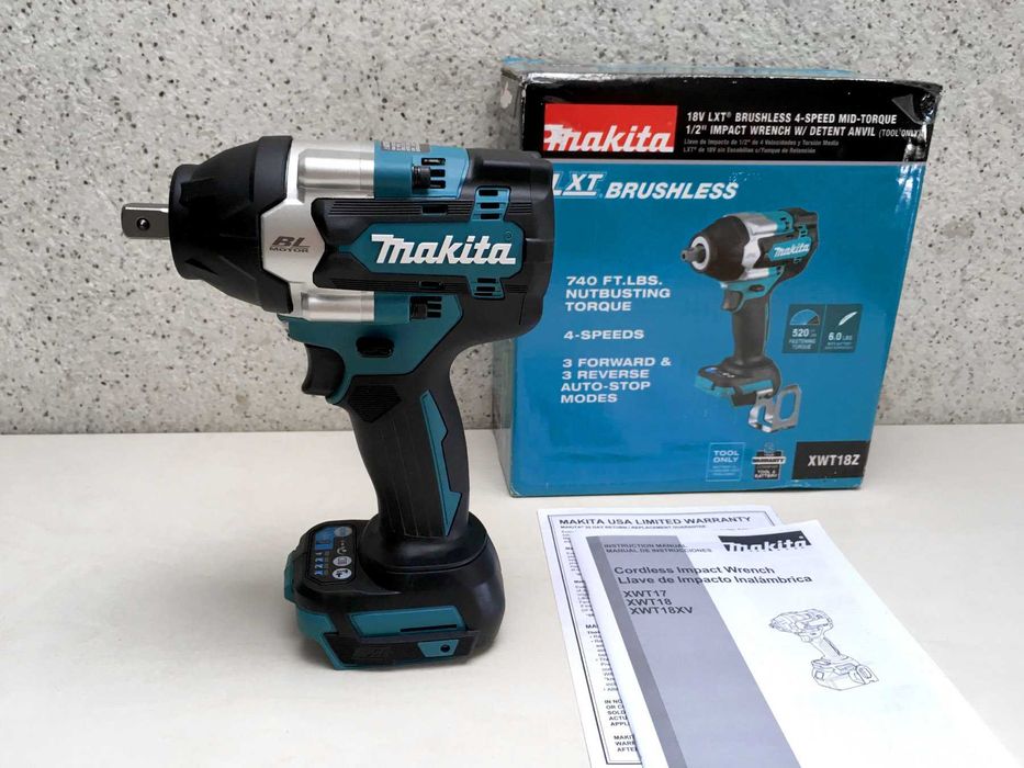 Оригинал Makita 18V 12V 40V Бесщеточный инструмент LXT CXT XGT