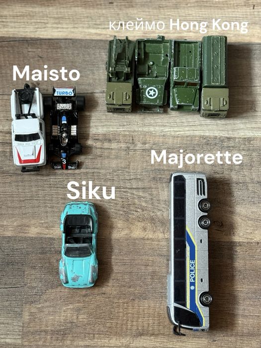 Колекційні вінтажні металеві модельки Matchbox, Corgi, Majorette