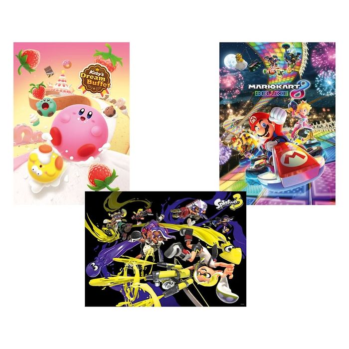 Conjunto de Pósteres Festival Multijogadores My Nintendo – Novo e Selado