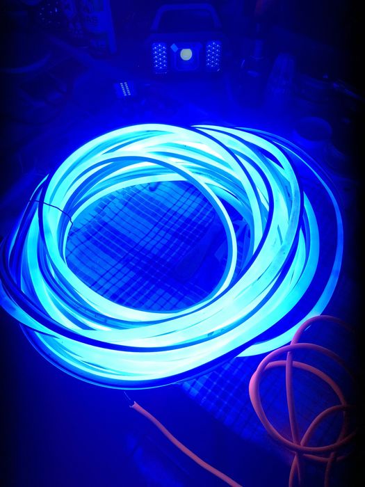 Лед -Неон кабель синій
