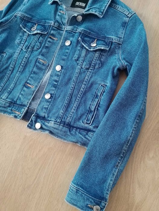 Sinsay jeansowa katana dżinsowa kurtka 32 XXS