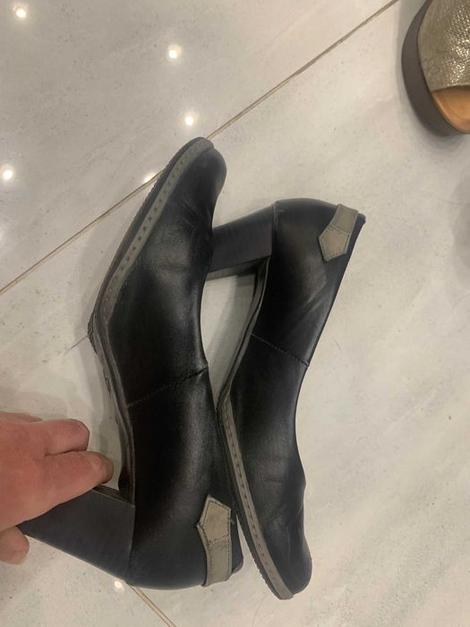 buty czółenka skórzane polska grodecki firma 36,5
