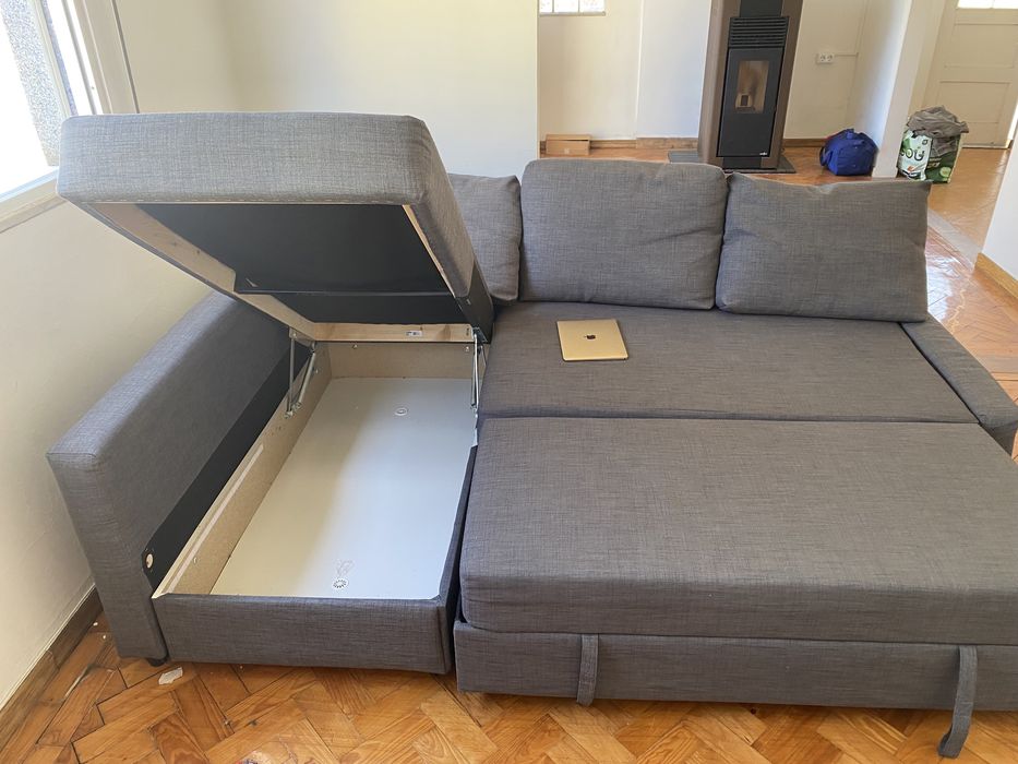 Sofa cama com bau