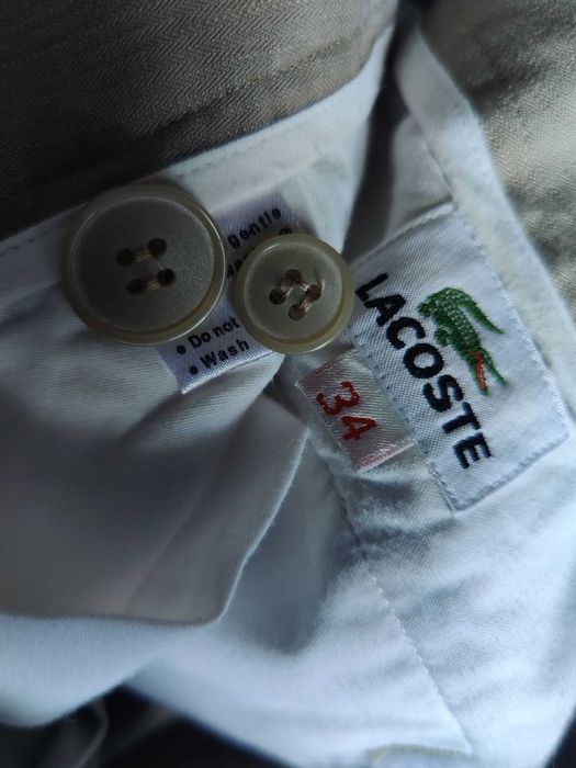 Джинсы (chino Lacoste France W34 beige.