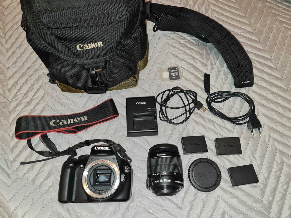 Canon EOS 1100D lente 18-55 mm