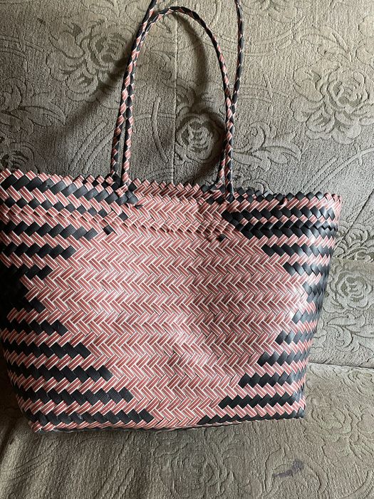 Большая сумка плетенка