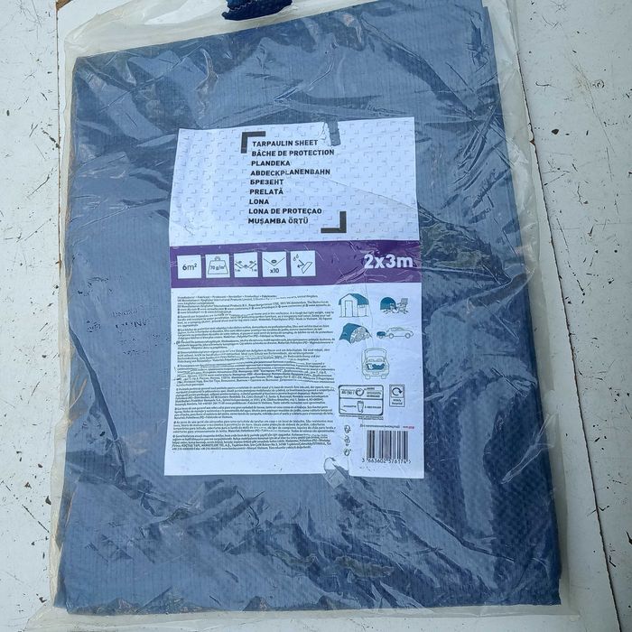 Plandeka gospodarcza polietylenowa 2 x 3 m