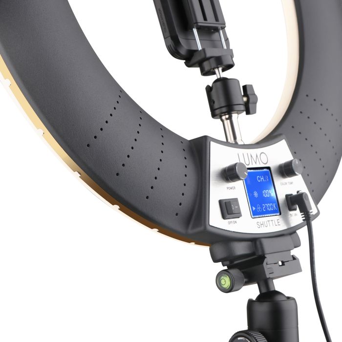 Кольцевая лампа 105 Вт LUMO SHUTTLE для тик-ток, блога, сферы красоты