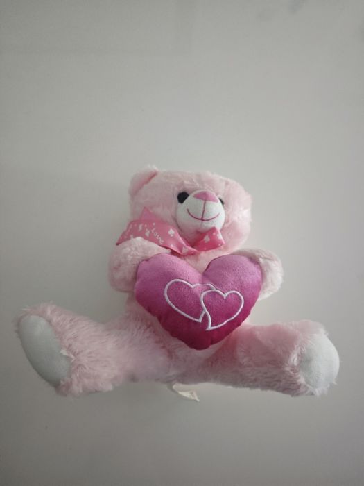 Peluche urso com coração