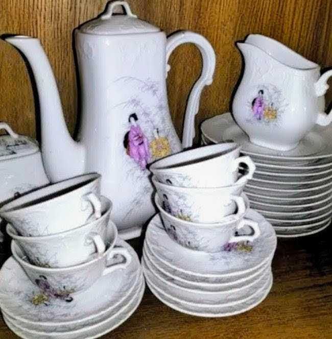 Serviço de Jantar e de Café Vista Alegre modelo japonês Otaru