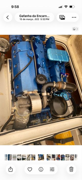 Barco a gasolio de 85hp