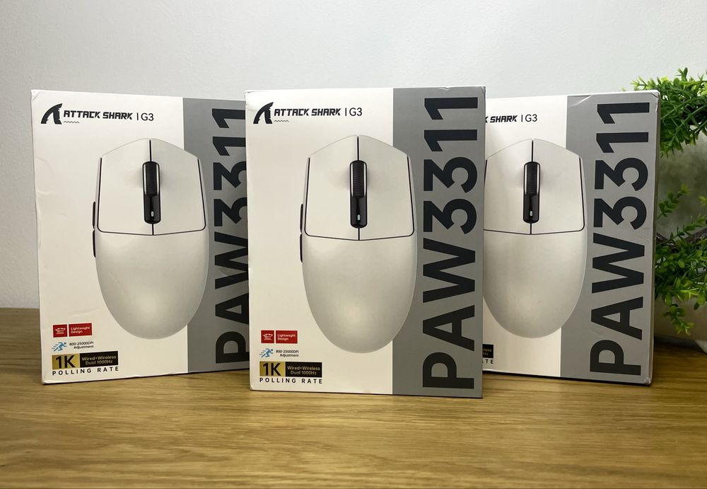 НОВИНКА Attack Shark G3 25000 DPI Wireless | ІГРОВА БЕЗДРОТОВА Мишка