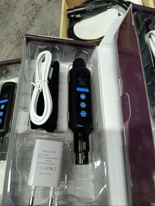 Interfejs DMX512, Bezprzewodowe odbiorniki i nadajnik , do oświetlenia