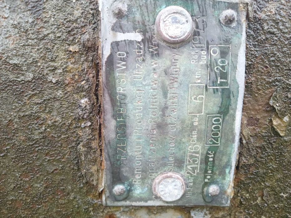 Beczka, hydrofor 2000 litrów