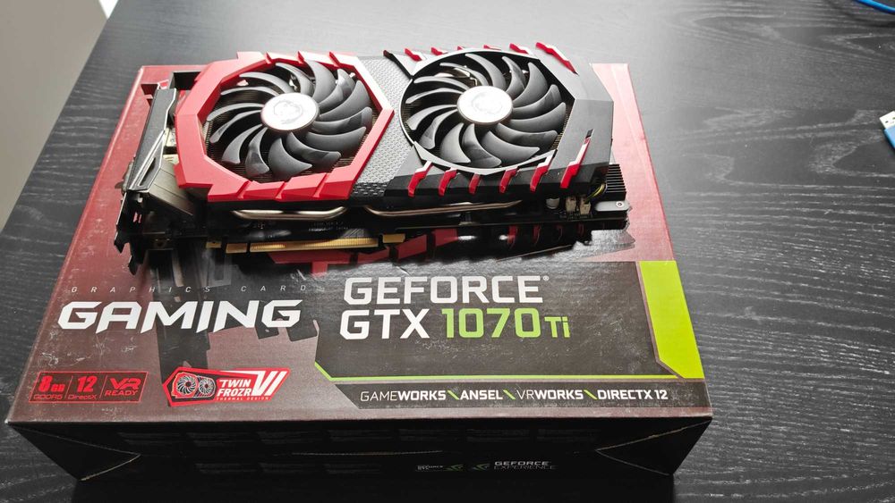 MSI GTX 1070 Ti 8GB Gaming – sprawna, gwarancja.