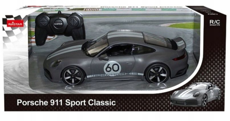 Porsche 911 Sport Classic Rastar samochód zdalnie sterowany 1:16