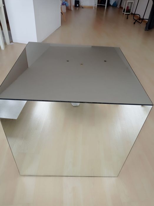 Cubo espelhado decorativo