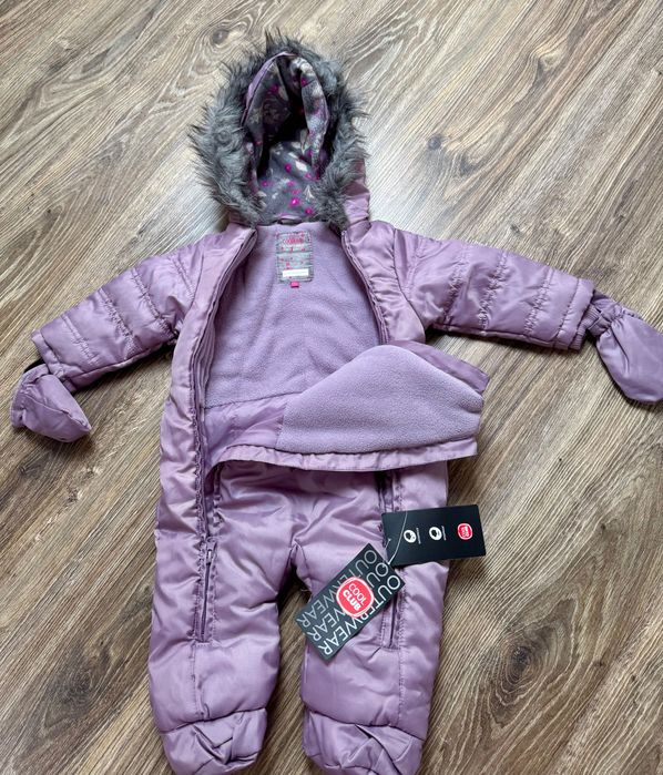 Комбінезон зимовий теплий для 1-3 міс дитини 68-74 см