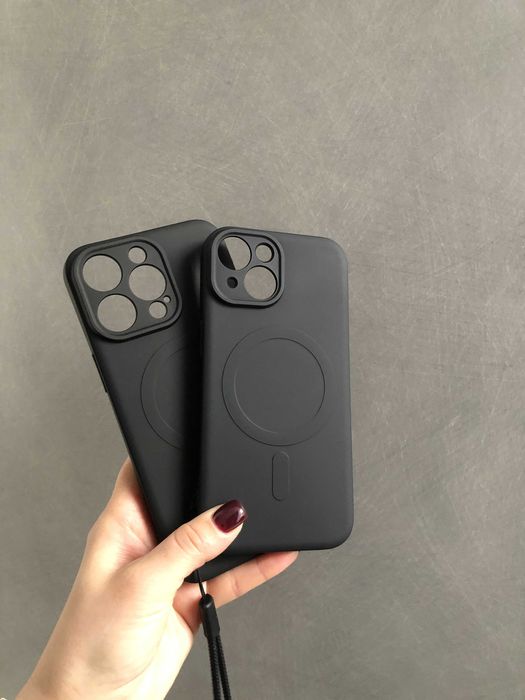 Чохол Black Soft Magsafe для iPhone 15 Pro Max айфон 15 чехол софт-тач