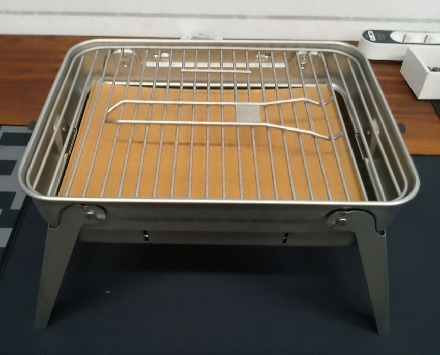 Barbecue 4P aço inox Decathlon