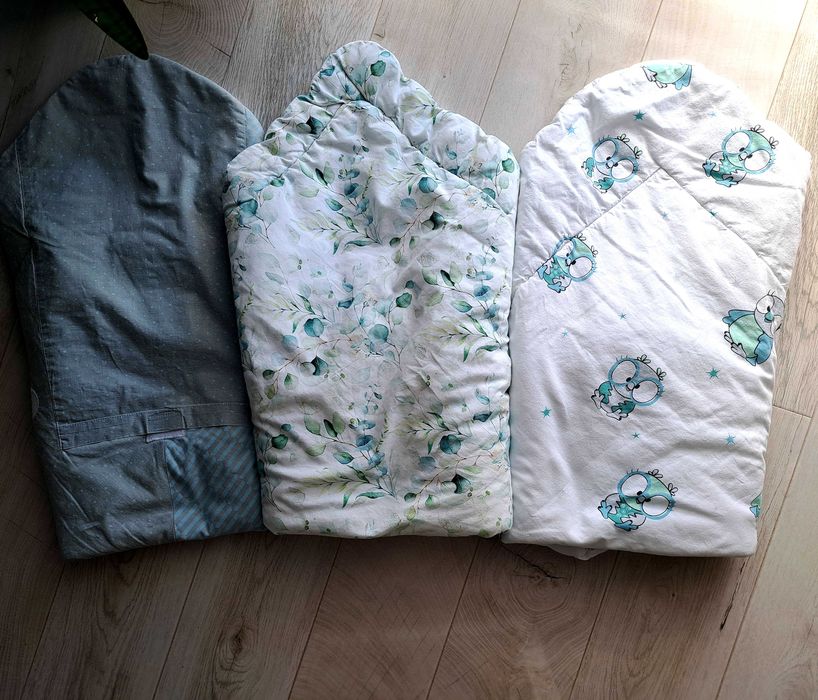 Rożki rożek dla niemowląt dla chłopca motherhood eukaliptus sówki