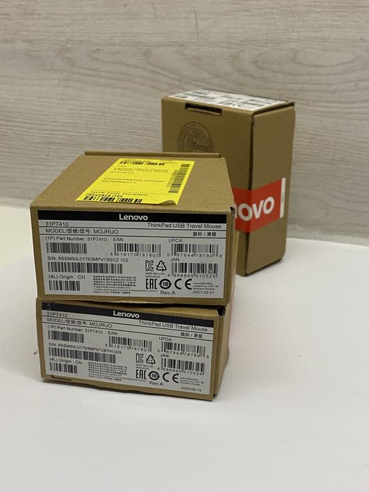Мишка Lenovo ThinkPad USB Travel Mouse MOJRUO — нова, оригінал